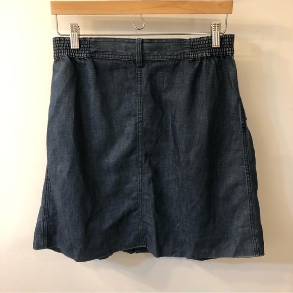 See by Chloé Chambray Denim Skirt Size 4 - Picture 3 of 8